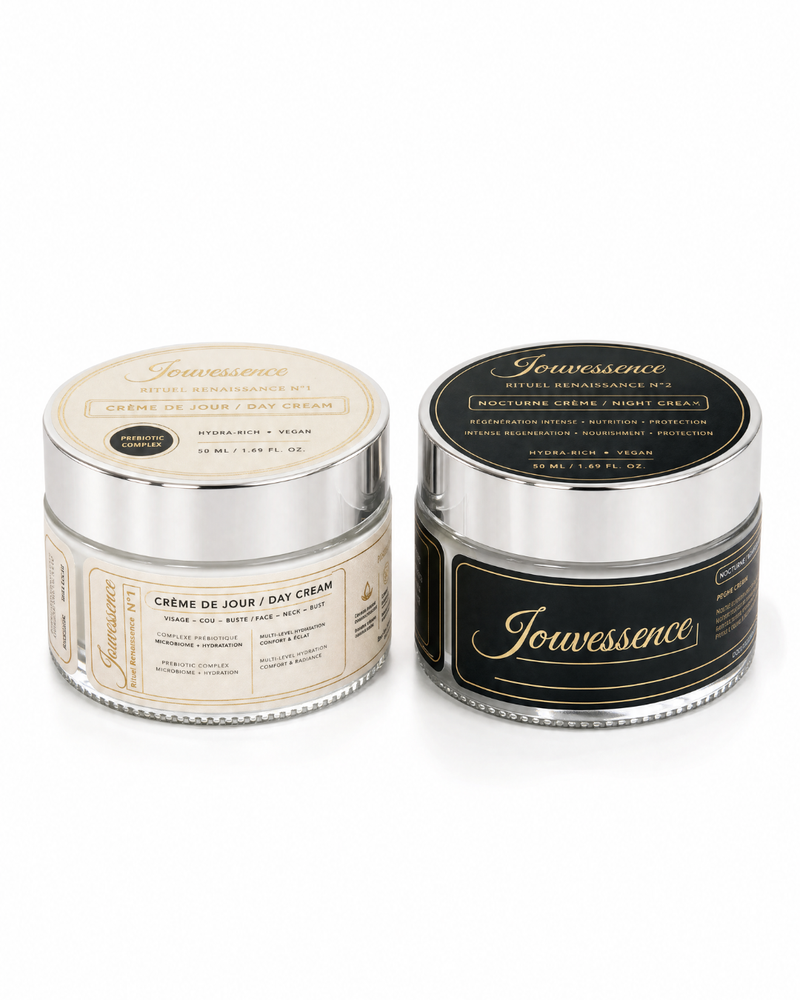 Duo Rituel Renaissance : Crème de Jour N°1 + Crème de Nuit Nocturne N°2